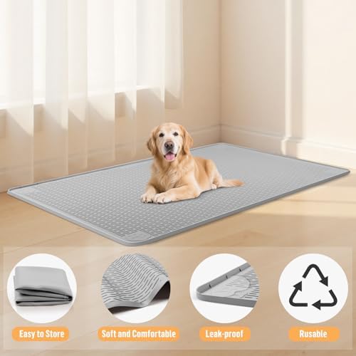 Silicone Dog Bed Mat 40"x 40" Crate Mat - Image 2