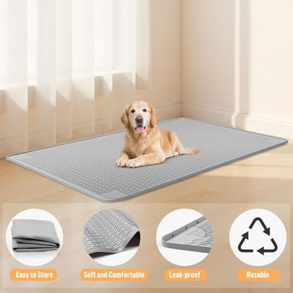 Silicone Dog Bed Mat 40"x 40" Crate Mat - Image 2