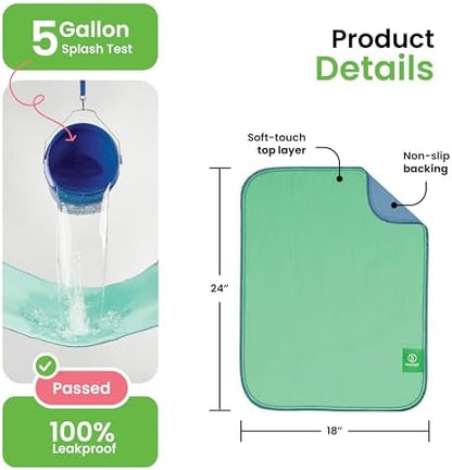 IMPROVIA® Washable Underpads, Heavy Absorbency Reusable Incontinence Pads - Image 3
