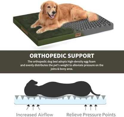 Waterproof Orthopedic Dog Crate Bed - Image 3