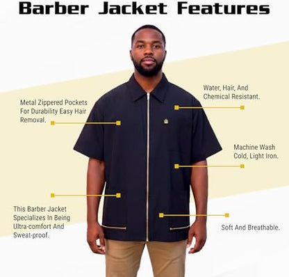 King Midas Professional Barber Jacket - Image 3
