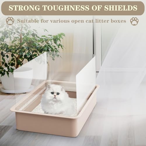 12Pcs Cat Litter Box Pee Shields, Litter Box Splash Guard - Image 5