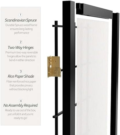 2 ft. Short Desktop Window Pane Shoji Screen - Image 4