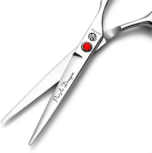 Purple Dragon 6 inch Sharp Edge Hair Cutting Scissors - Image 2