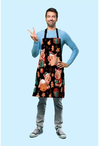 Gingham Plaid Kitchen Apron Bib Apron - Image 3