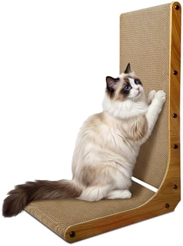 Cat Scratcher, L-Shaped Cat Scratching Pad, 23 Inch by AGYM