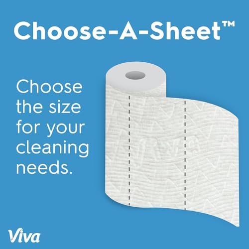 Viva Multi-Surface Cloth Paper Towels, 12 Super Rolls, 81 Sheets per Roll - Image 6