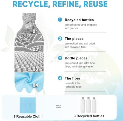 AIDEA Microfiber Cleaning Cloth Roll - Image 4