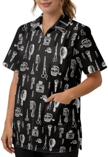 Funny Print Barber Jackets & Smocks by Hdjxbdhsv