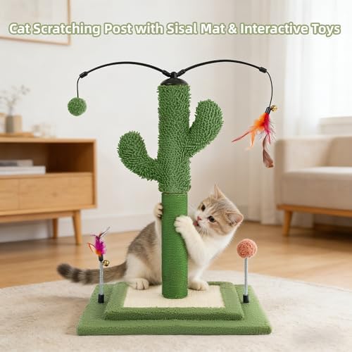 YUNIQUE Cactus Cat Scratching Post - Image 7