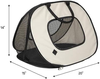 SportPet Designs Soft Sided Cat Carriers, Tan 20" - Image 3