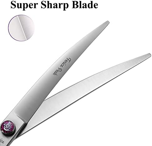 7'' Curved Dog Grooming Scissors - Image 4