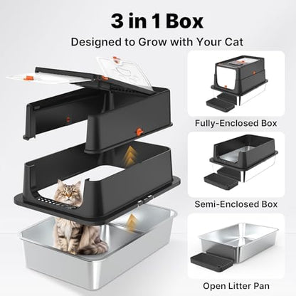 Stainless Steel Litter Box - Image 6