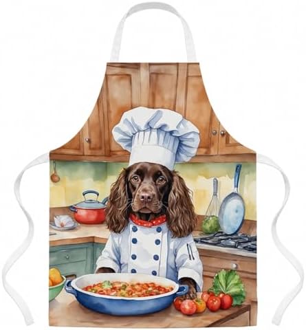 Caroline's Treasures Boykin Spaniel The Chef Apron Cooking Kitchen Server by CarolinesTreasures