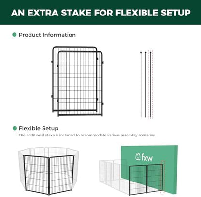 FXW Homeplus Indoor Dog Playpen, 2 Panels, - Image 3
