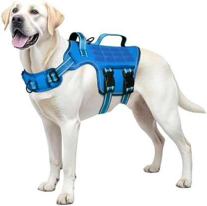 Dog Harness for Large Dogs, No Pull Tactical Vest by Runfido