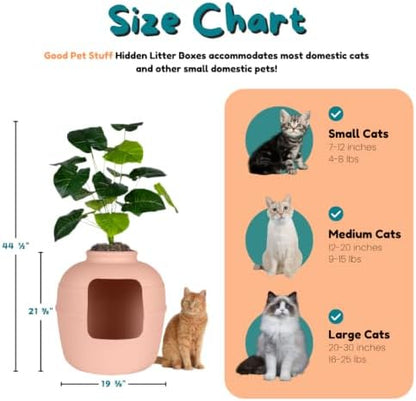 Good Pet Stuff Original Hidden Litter Box Planter, Decorative Cat Litter - Image 5