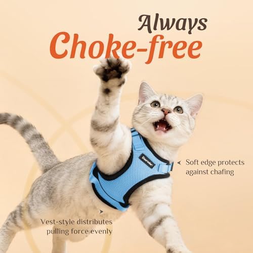 Dooradar Cat Harness and Leash Set, Adjustable and Escape Proof - Image 2
