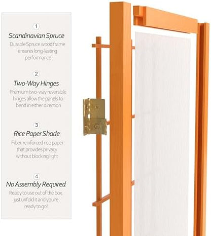 2 ft. Short Desktop Window Pane Shoji Screen - Image 4