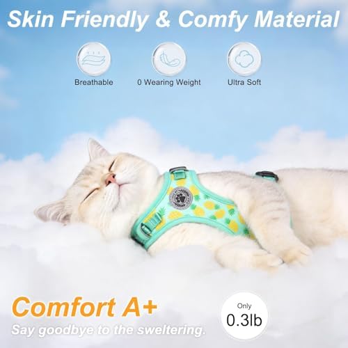 BEAUTYZOO Cat Harness and Leash Set, Escape Proof and Adjustable - Image 3