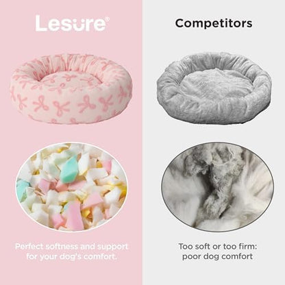 LE SURE Shown on TV Jacquard Donut Dog Beds Medium - Image 4