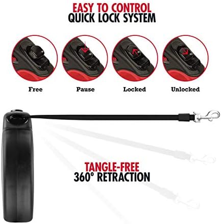Tuff Pupper Heavy Duty Retractable Dog Leash | 16 ft Dog Leash - Image 5