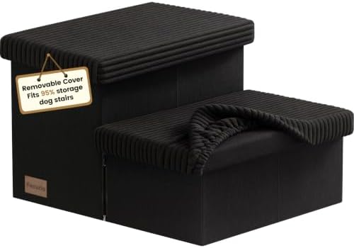 2-Step Wide Dog Stairs 11" H by Fecuria