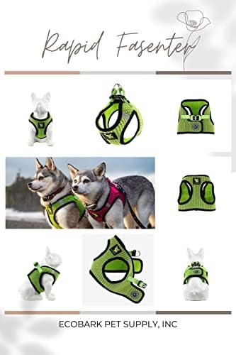 EcoBark Step in Dog Harness, Reflective Soft Mesh No Pull Pet Vest - Image 4