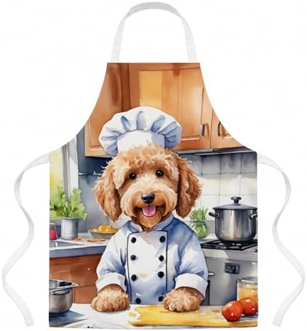 Caroline's Treasures Goldendoodle The Chef Apron Cooking Kitchen Server Baking by CarolinesTreasures