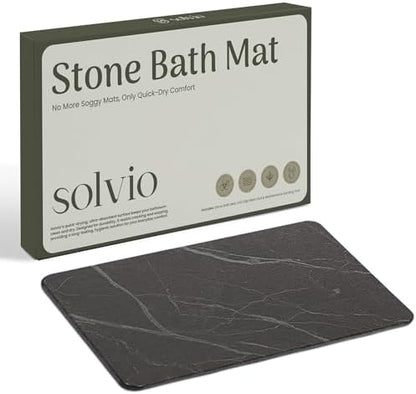 Quick Dry Shower Stone Bath Mat, Super Absorbent & Non-Slip 24 x 16 Inch by Unknown