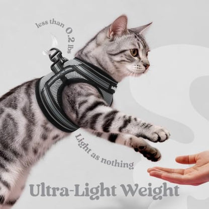rabbitgoo Cat Harness and Leash Set, Step-in Soft Vest - Image 6