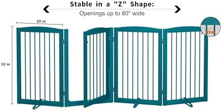 PUPETPO Freestanding Dog Gates - Image 6
