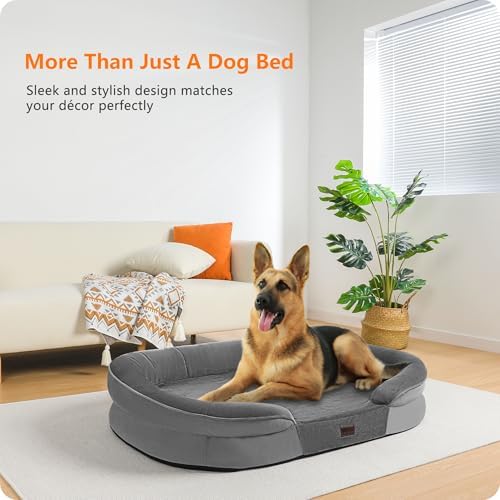 Dwanton Orthopedic Waterproof X-Large Dog Bed Sofa, Gel Memory Foam - Image 2