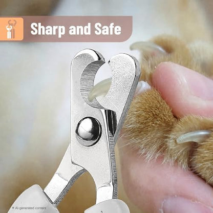 Mr. Pen- Cat Nail Clipper, Raspberry Red & White Cat Nail Trimmer - Image 3