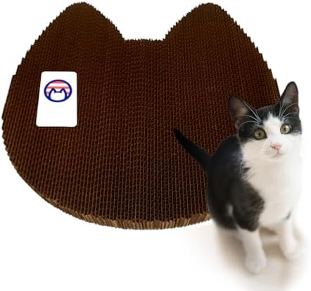 Cat Scratcher by Americat – Made in USA Cardboard Scratching Pad & Lounger – X by AmericatCompany