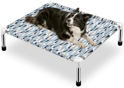 Raised Elevated Dog Bed, Lifted Cooling Stainless Steel Pet Dog Cot by Unknown