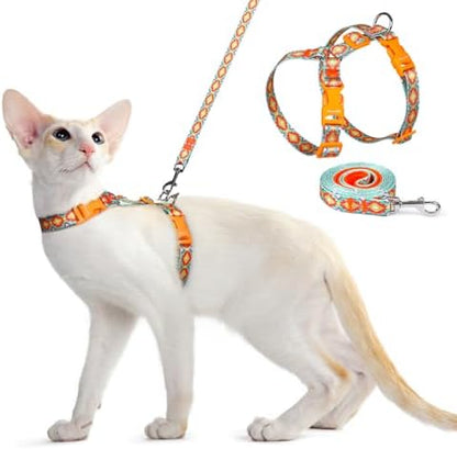 Dooradar Cat Harness and Leash Set, Adjustable Pet Straps by Dooradar