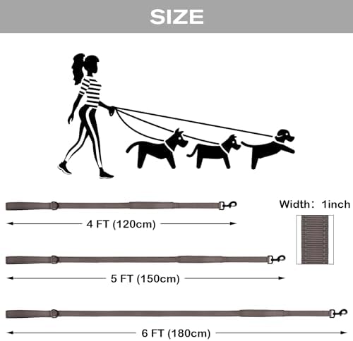 Joytale Dog Leash for Large Dogs that Pull, Double Handle - Image 6