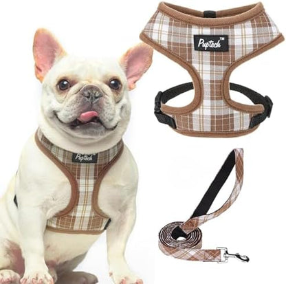 PUPTECK Small Dog Harness and Leash Set No Pull by PUPTECK
