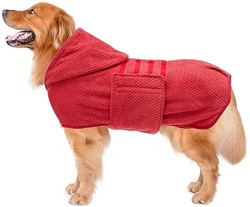 Geyecete Pineapple Grid Dog Drying Coat by Geyecete