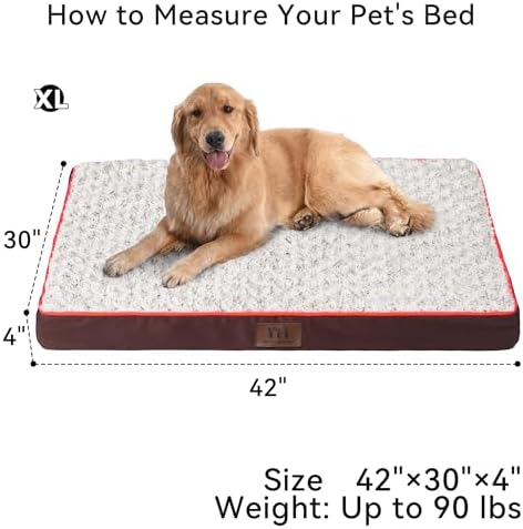 WESTERN HOME WH Orthopedic XL Dog Bed Extra Large Washable Pet Bed - Image 6