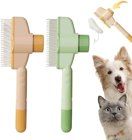 TemApex 2PCS Pet Comb for Dogs & Cats by Temapex