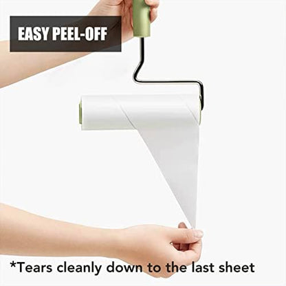 Extra Sticky Large Surface Lint Roller, 6.3''Wide Roller - Image 5