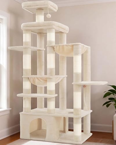 Heybly Cat Tree, 71-Inch Tall Cat Tower by HEYBLY