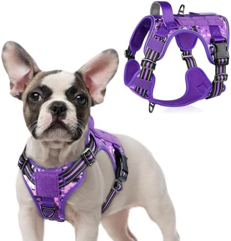 rabbitgoo Tactical Dog Harness for Small, No Pull Military Service Vest by rabbitgoo