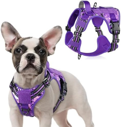 rabbitgoo Tactical Dog Harness for Small, No Pull Military Service Vest by rabbitgoo