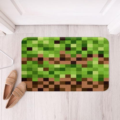 Manfei Pixelated Bath Mats, 16Wx24L Inches by Manfei