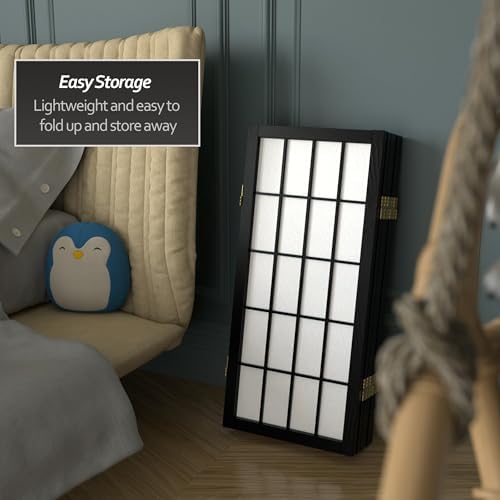 2 ft. Short Desktop Window Pane Shoji Screen - Image 5