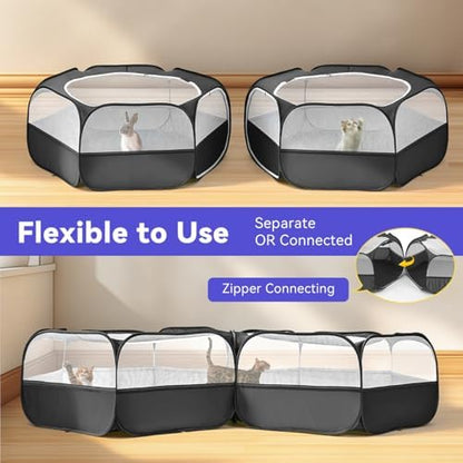 Pawaboo Small Animals Playpen, Large Chick Brooder - Image 2