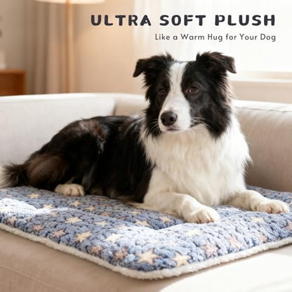 2-Pack Dog Blanket for Crate, Washable Reversible Plush Crate Liner - Image 3